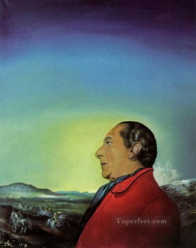 ウルビーノ公 テオ・ロッシ・ディ・モンテレーラ伯爵の肖像 1957年 シュルレアリスム Oil Paintings